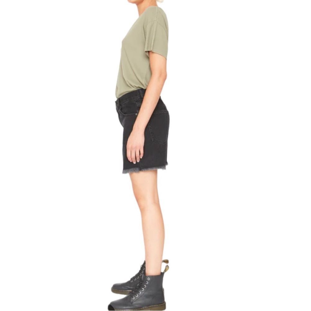 Sandrine Rose Black Jean Shorts Size 29 SH2